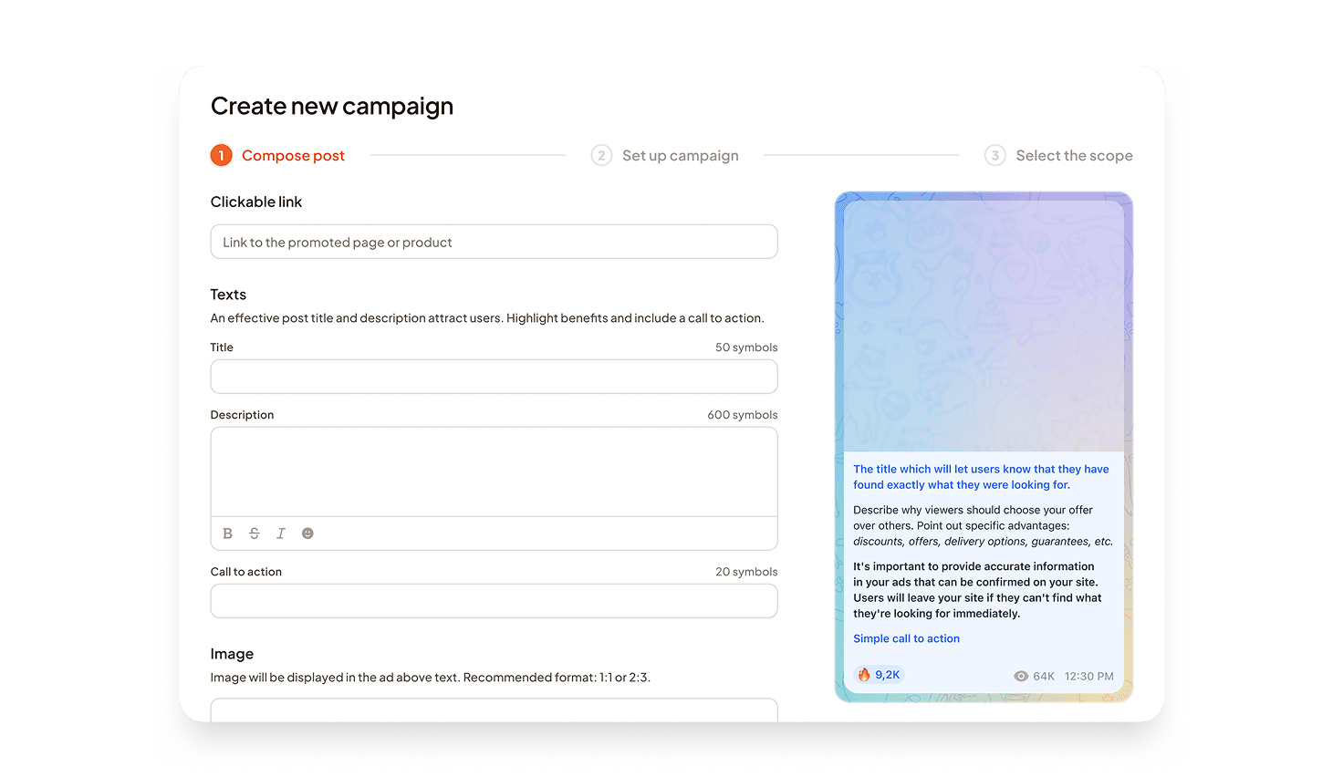 Run Campaigns in Minutes